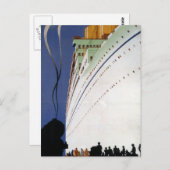 ヴィンテージカナダのクルーズライン旅行はがき ポストカード (正面/裏面)