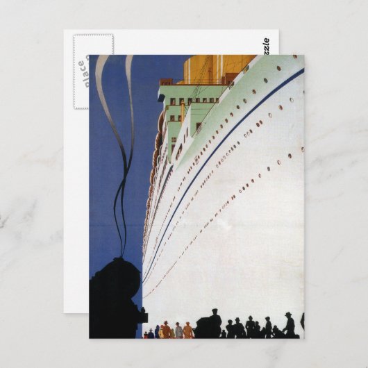 ヴィンテージカナダのクルーズライン旅行はがき ポストカード