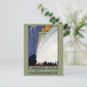 ヴィンテージカナダクルーズライントラベル ポストカード (スタンド正面)