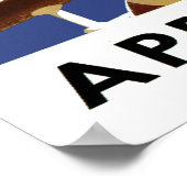 ヴィンテージカナダクルーズライン旅行 ポスター (角)