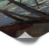 ヴィンテージカナダトムソン絵画ズカヌー湖 ポスター (角)