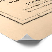 ヴィンテージカナダ森林地図（1906年） ポスター (角)