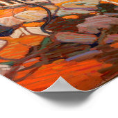 ヴィンテージカナダ秋のシーンTom Thomson 絵画's ポスター (角)