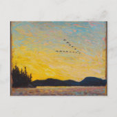 ヴィンテージカナダ絵画景観ズby Tom Thomson ポストカード (正面)