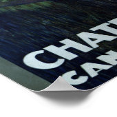 ヴィンテージカナディアンロッキーレイクルイズトラベル ポスター (角)