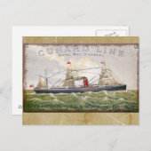 ヴィンテージカナード王室のラインメーラー ポストカード (正面/裏面)