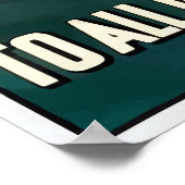 ヴィンテージカナード線海ライナー旅行 ポスター (角)