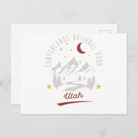 ヴィンテージカニョンランズナショナルパークユタ ポストカード (正面/裏面)