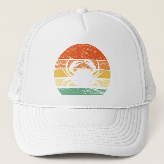 ヴィンテージカニラバーカおもしろいニレトロ キャップ (正面)