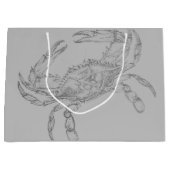 ヴィンテージカニ大抱き枕 ラージペーパーバッグ (正面)