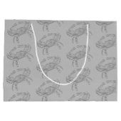 ヴィンテージカニ大抱き枕 ラージペーパーバッグ (裏面)