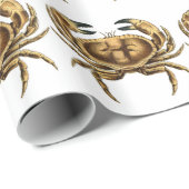 ヴィンテージカニ ラッピングペーパー (ロールコーナー)