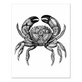 ヴィンテージカニ#1の絵 ラバースタンプ (インプリント)
