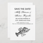 ヴィンテージカニ#1 描画 招待状 (正面/裏面)