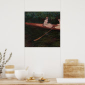 ヴィンテージカヌオンザエプテクロードモネ ポスター (キッチン)