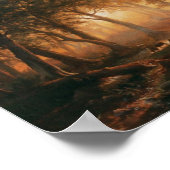 ヴィンテージカバレッジワゴンのトレイル ポスター (角)