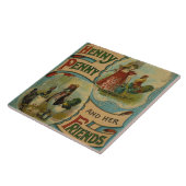 ヴィンテージカバーのホームデコールタイル タイル (側面)