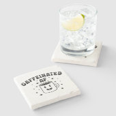 ヴィンテージカフェインAF ストーンコースター (横)
