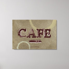 ヴィンテージカフェキッチンキャンバス印刷 – 2円 キャンバスプリント