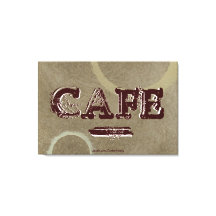 ヴィンテージカフェキッチンキャンバス印刷 – 2円