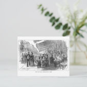 ヴィンテージカフェブルバードモンマルトルパリポストカード ポストカード (スタンド正面)