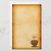 ヴィンテージカフェ 便箋 (正面/裏面)