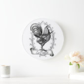 ヴィンテージカフランスのントリールスター ラージ壁時計 (ホーム)