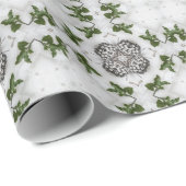 ヴィンテージカプチーノコーヒーパステルクリスマスNo 11 ラッピングペーパー (ロールコーナー)