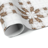 ヴィンテージカプチーノコーヒーパステルクリスマスNo 12 ラッピングペーパー (ロールコーナー)