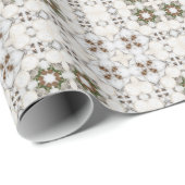 ヴィンテージカプチーノコーヒーパステルクリスマスNo 15 ラッピングペーパー (ロールコーナー)