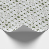 ヴィンテージカプチーノコーヒーパステルクリスマスNo 16 ラッピングペーパー (角)