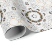 ヴィンテージカプチーノコーヒーパステルクリスマスNo 2 ラッピングペーパー (ロールコーナー)