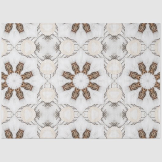 ヴィンテージカプチーノコーヒーパステルクリスマスNo 3 薄葉紙 (正面)