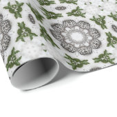 ヴィンテージカプチーノコーヒーパステルクリスマスNo 4 ラッピングペーパー (ロールコーナー)