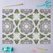 ヴィンテージカプチーノコーヒーパステルクリスマスNo 4 薄葉紙 (クラフト)