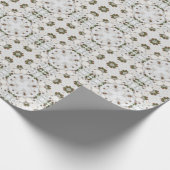 ヴィンテージカプチーノコーヒーパステルクリスマスNo 7 ラッピングペーパー (角)