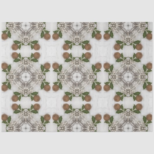 ヴィンテージカプチーノコーヒーパステルクリスマスNo 9 薄葉紙 (正面)