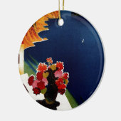 ヴィンテージカプリイタリアトラベル セラミックオーナメント (左)