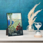 ヴィンテージカプリナポリItaly旅行ポスター フォトプラーク (側面)