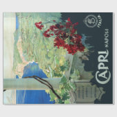 ヴィンテージカプリナポリItaly旅行ポスター ラッピングペーパー (フラット)