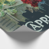 ヴィンテージカプリナポリItaly旅行ポスター ラッピングペーパー (角)