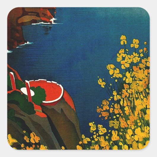 ヴィンテージカプリリゾラデルソレイタリア スクエアシール (正面)