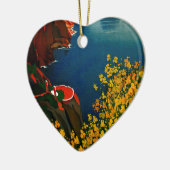 ヴィンテージカプリリゾラデルソレイタリア セラミックオーナメント (左)