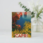 ヴィンテージカプリリゾラデルソレイタリア ポストカード (スタンド正面)