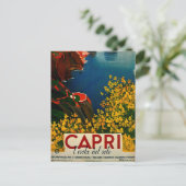 ヴィンテージカプリリゾラデルソーレイタリアポストカード ポストカード (スタンド正面)