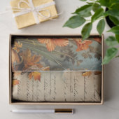 ヴィンテージカボチャとスクリプフランスのト 薄葉紙 (ギフト)