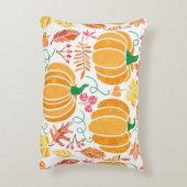 ヴィンテージカボチャイラストレーションセットを白地で分離 アクセントクッション (裏面(縦))