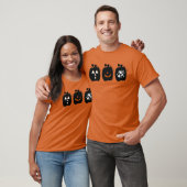 ヴィンテージカボチャデザインレトロハロウィーン Tシャツ (ユニセックス)