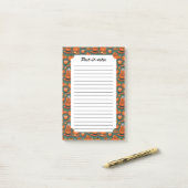 ヴィンテージカボチャパーティージョイ ポストイット (デスク上)