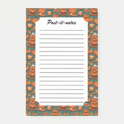 ヴィンテージカボチャパーティージョイ ポストイット (正面)